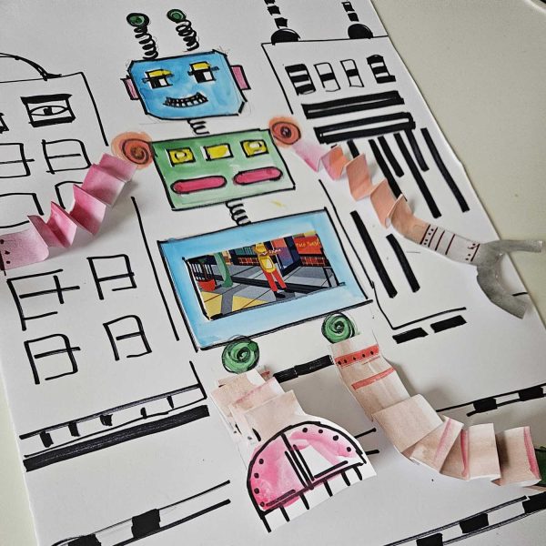 My Robot - Birthday Party Art Workshop - Mia Studio Art