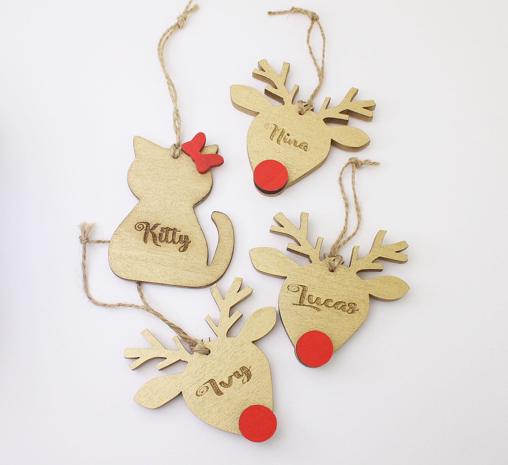 Personalised Christmas Tree Ornament-Gift Tag - Image 3