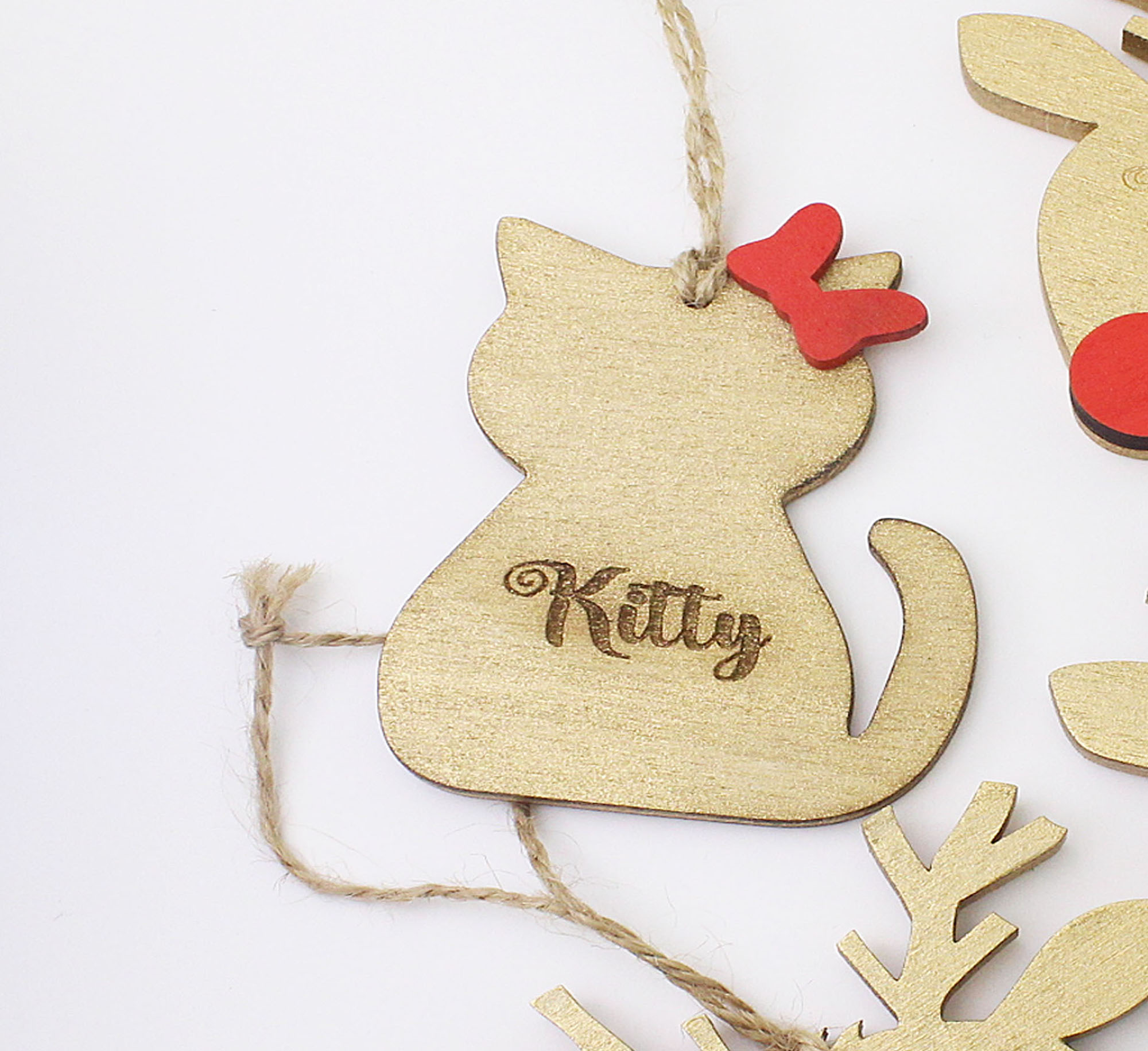 Personalised Christmas Tree Ornament-Gift Tag - Image 4