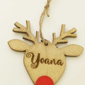 Personalised Christmas Tree Ornament-Gift Tag