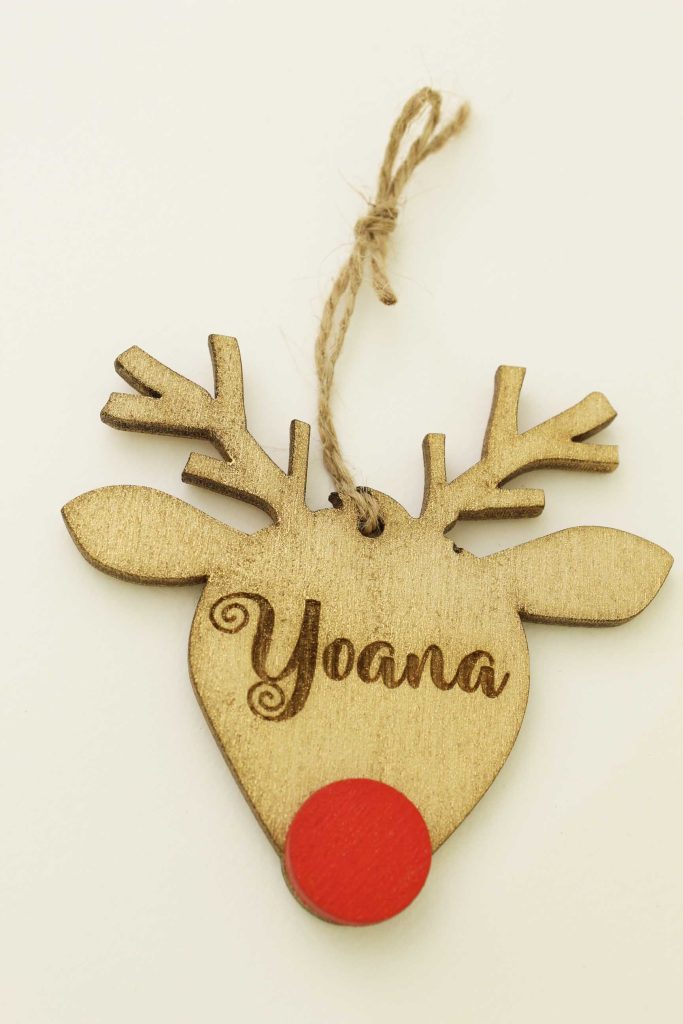 Personalised Christmas Tree Ornament-Gift Tag